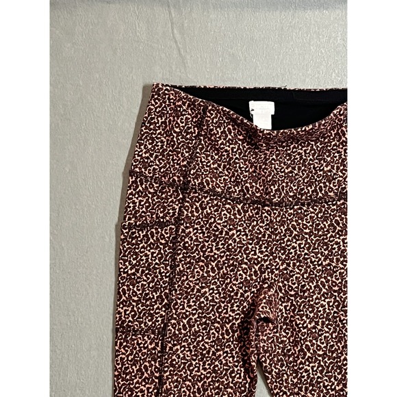 Chico's Zenergy Women's Size 0R (US 4/6) Leopard Print Activewear Leggings Pants - Picture 2 of 9